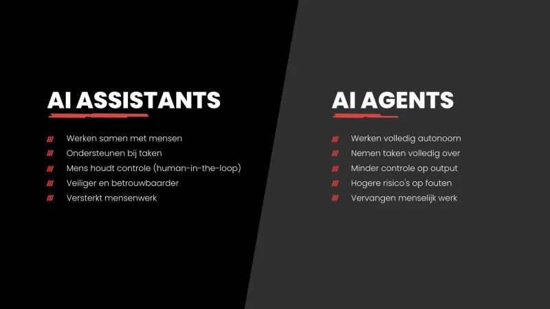 Assistants vs agents