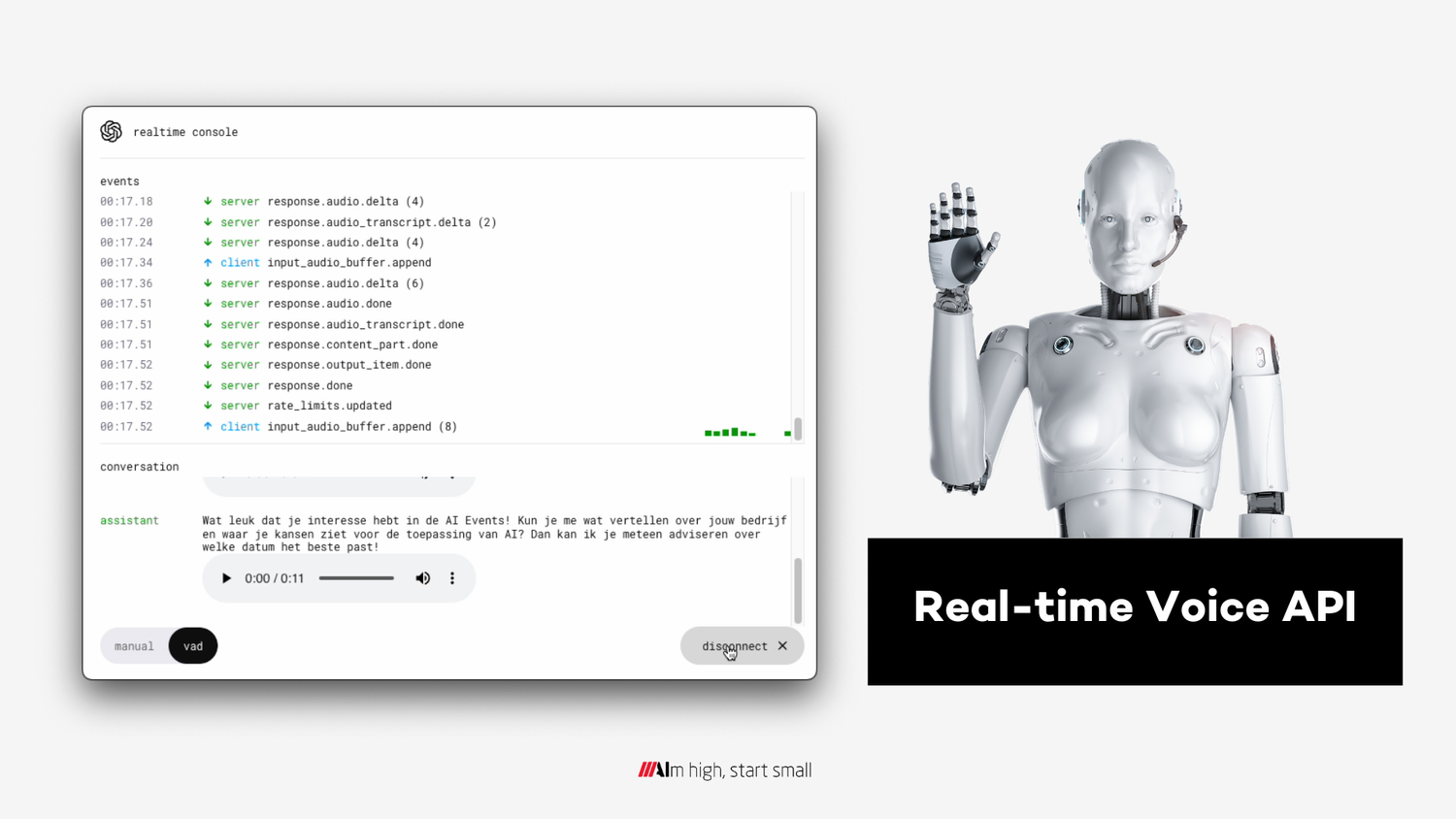 Real time+Voice+API
